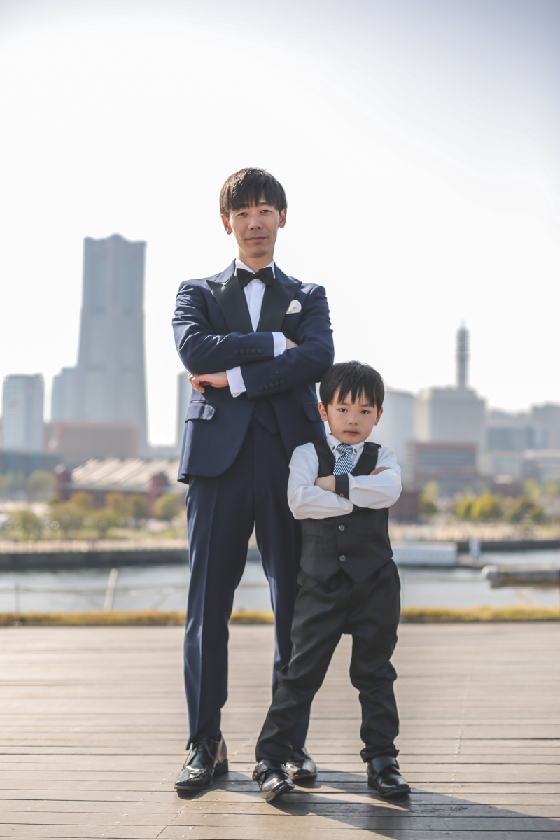 パパと息子の2ショット☆
