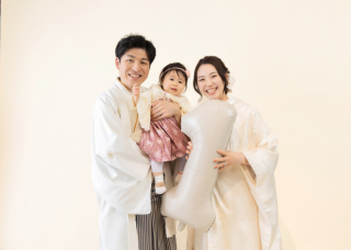 和装洋装スタジオ撮影