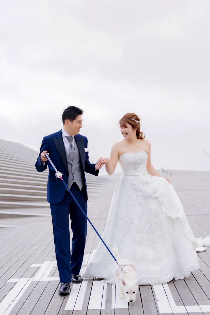 ロケでもわんちゃんと撮影可能です♪