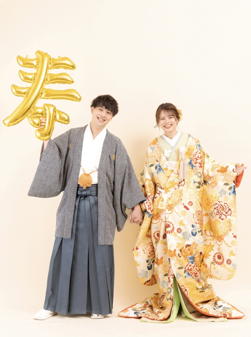 和装を華やかに