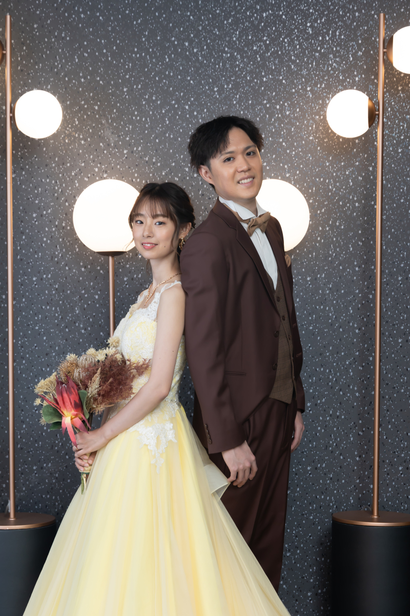 お背中合わせて!