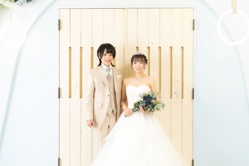 ウェディングドレスは爽やかに