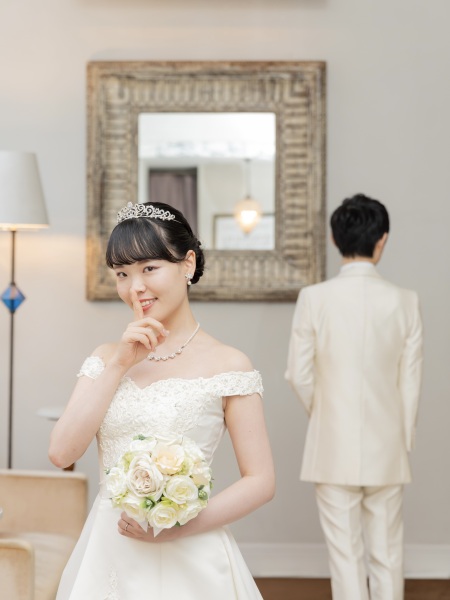 新婦様の可愛らしいお写真も