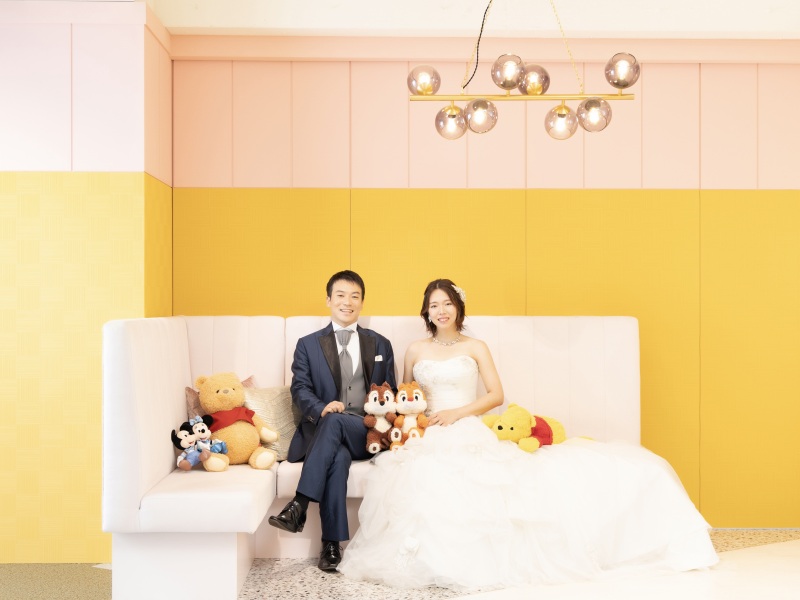 ぬいぐるみに囲まれて