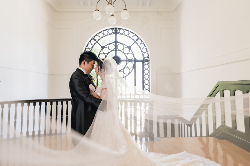 ベールを使って♡