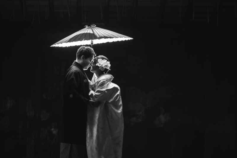 モノクロのお写真で締まりのあるかっこいいお写真を