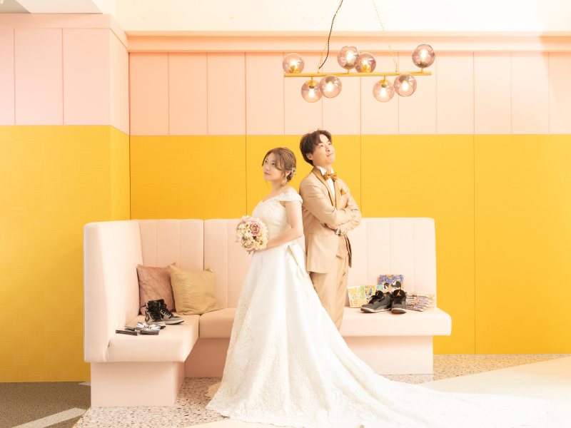 背中合わせで1枚！