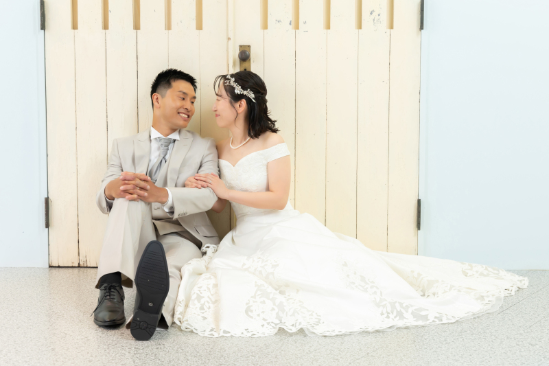 見つめ合った可愛らしいお写真も♡