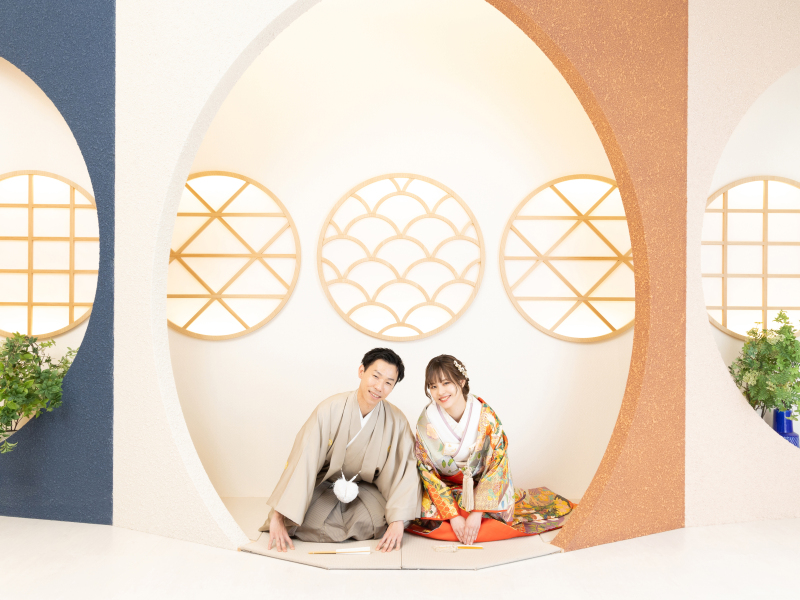 スタジオ撮影で和装のお写真も!
