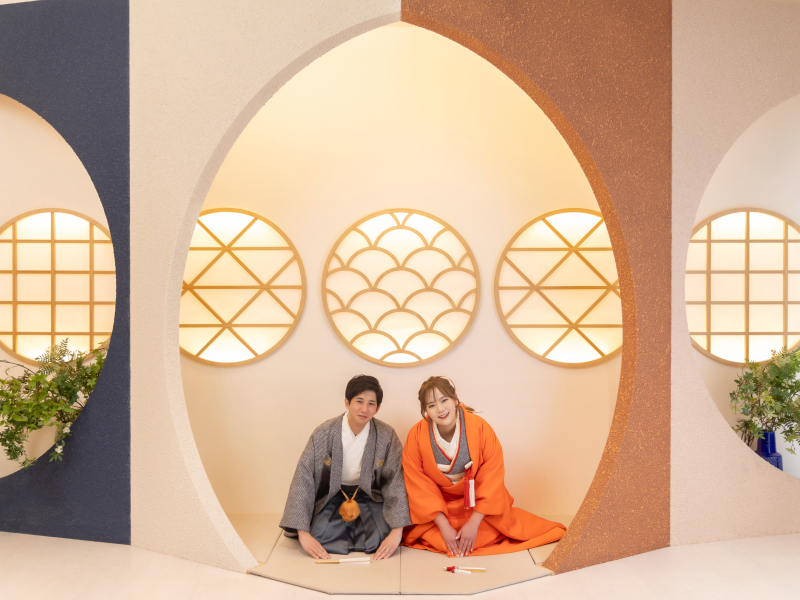 〆は正座でご挨拶◎