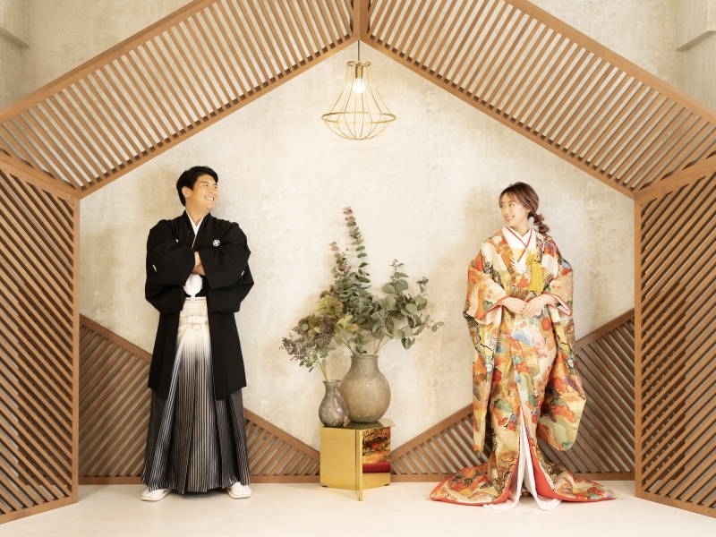 温かみのある背景で