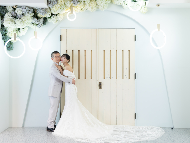 ほっぺをくっつけて♡