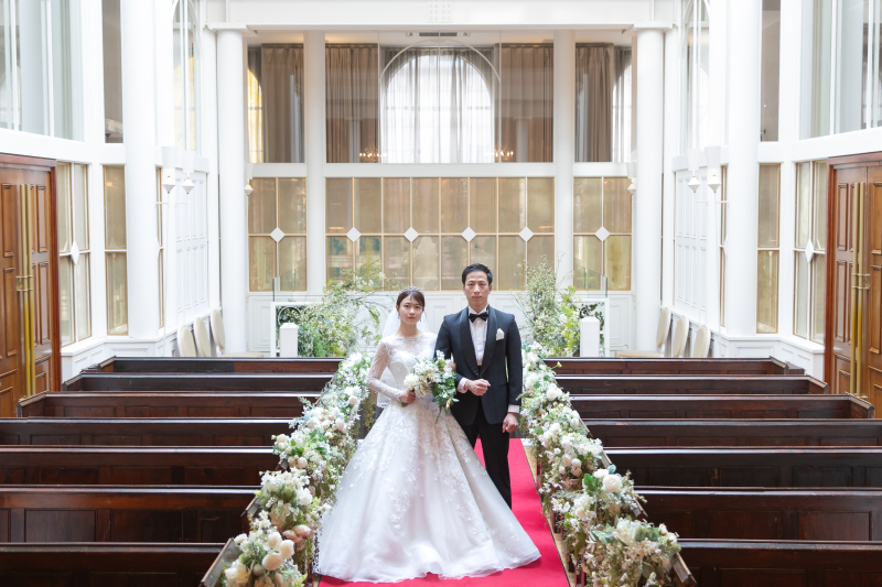 チャペル内でのワンショット♪