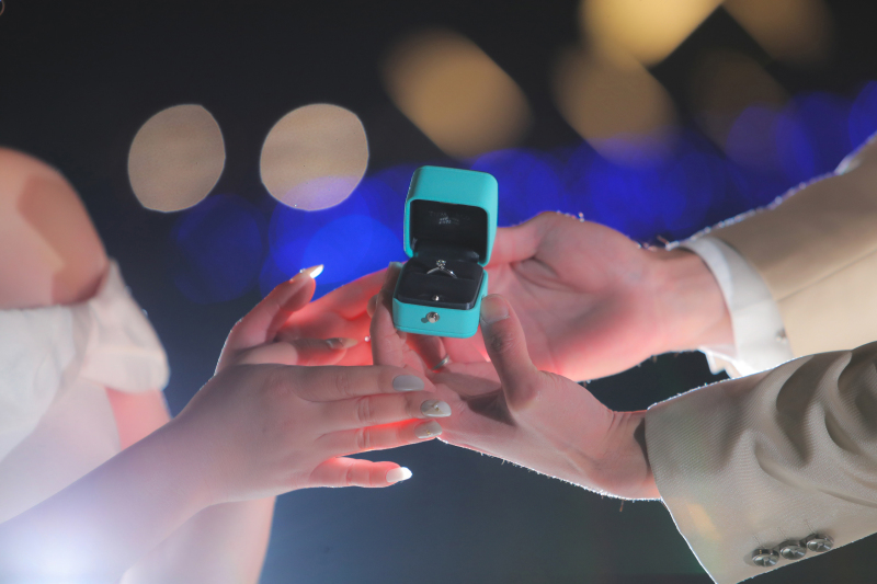 お手元ショットも