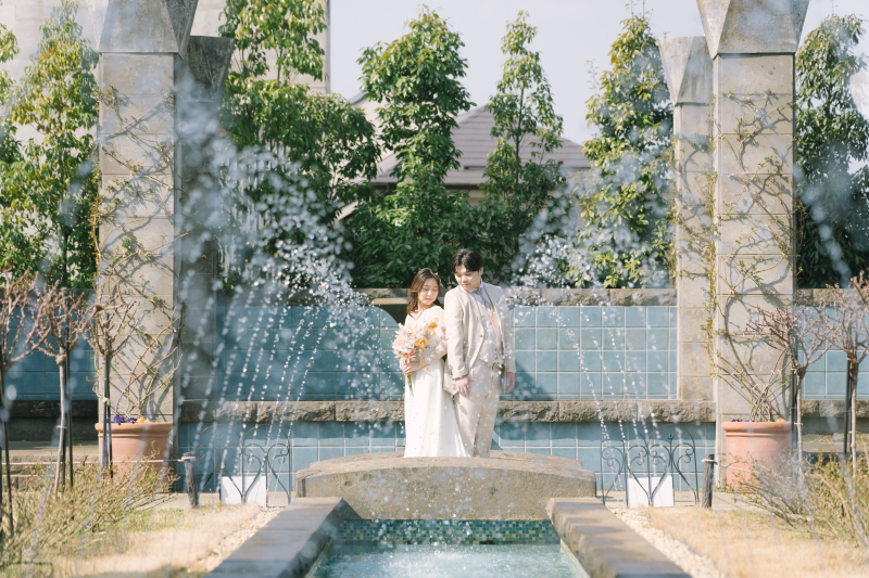 お庭での開放感あるお写真♪