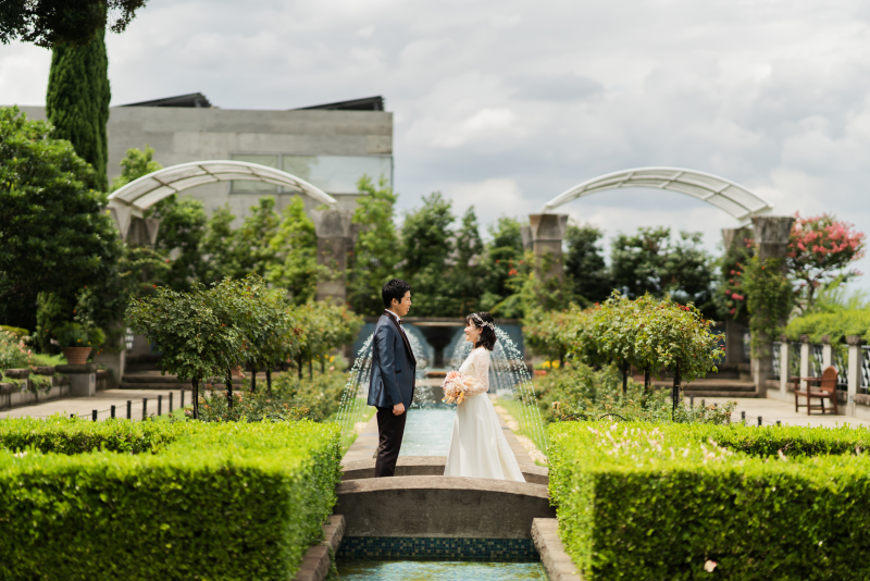 ガーデンでも華やかに