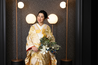 和装で残すソロウェディング