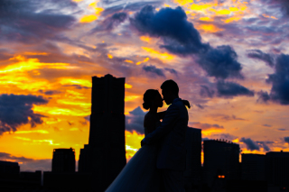 幻想的な秋の空と…