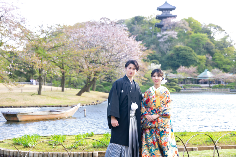 日本庭園【三溪園】での和装ロケーション撮影♡