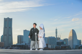 大さん橋で和装撮影！