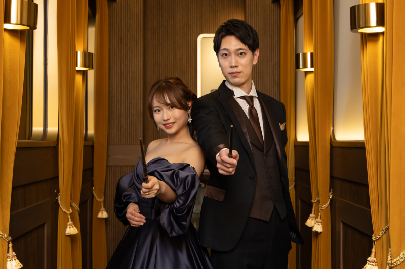 ステッキを使って