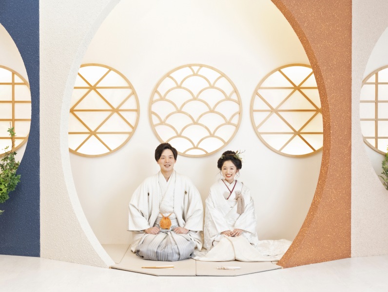 白無垢姿で1枚♡