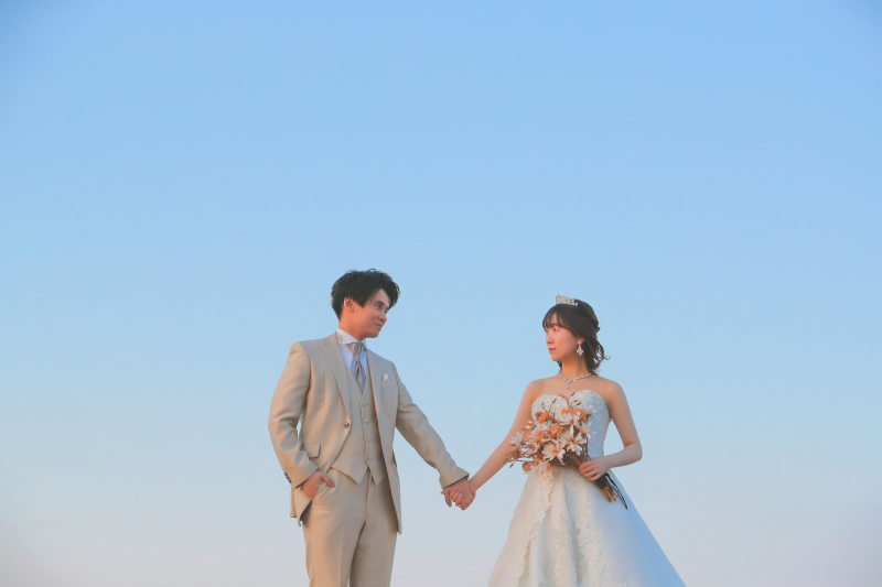 手繋ぎショット♡