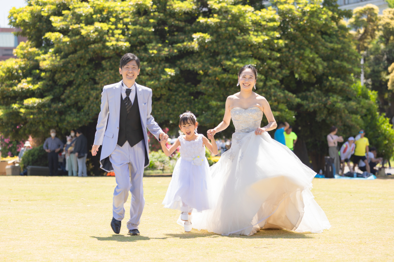 みんなでかけっこをして