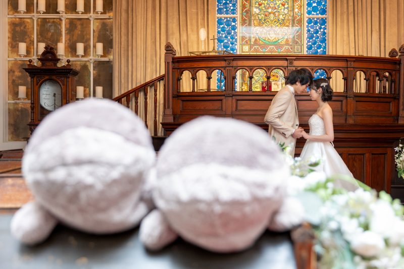 おふたりの大切なぬいぐるみと一緒に♡