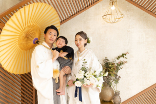 お子様とご一緒に素敵な記念撮影♡
