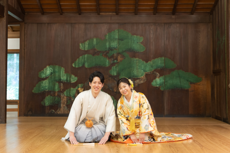 ふたりでおじぎ♪