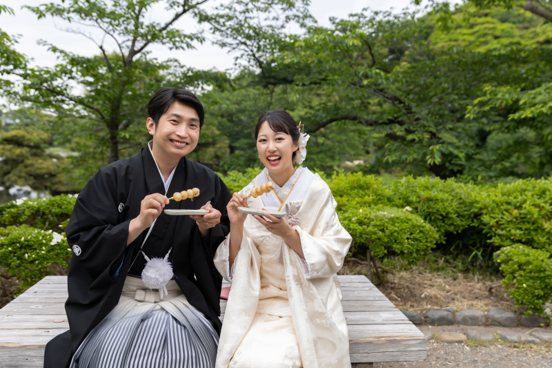 お団子を持っての一枚☺︎