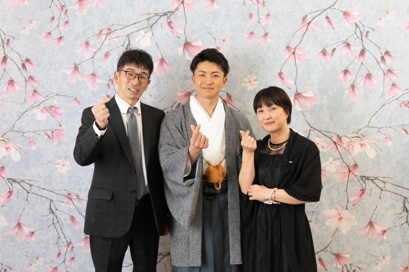 ご新郎様一家も♪