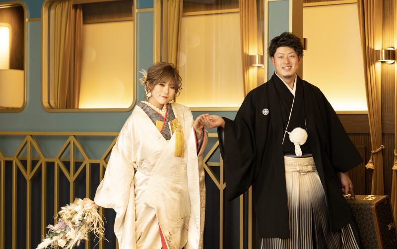 白無垢は色掛下を合わせてお洒落に♡