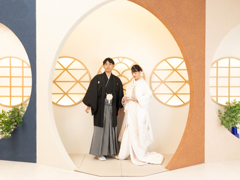 カチッと和装らしいお写真も!