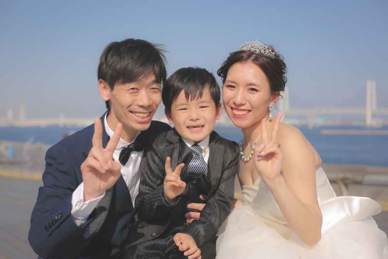 最後は3人でピース☆