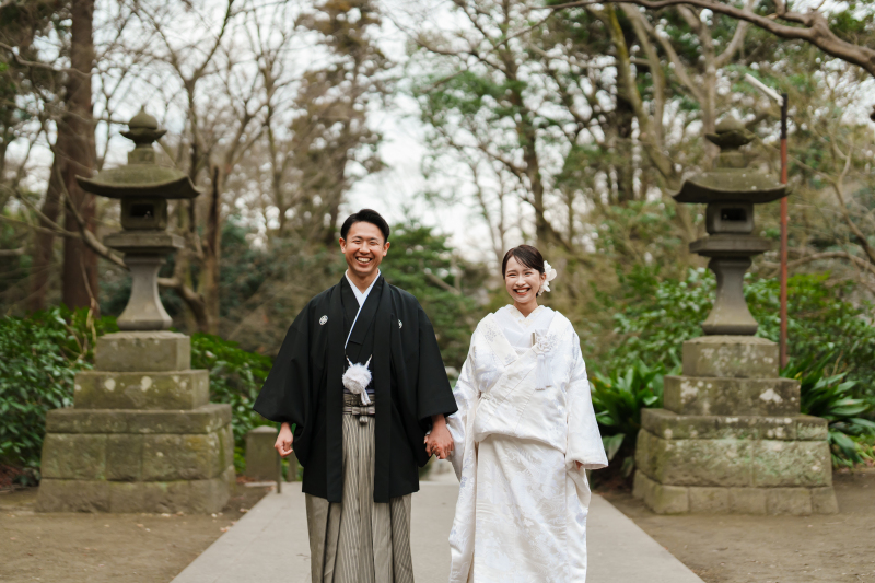 自然な笑顔でおふたりらしさを♪　