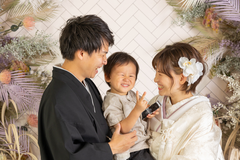 お子様連れでも安心なフォトウェディング♪