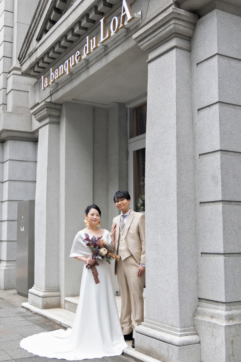 建物外観での雰囲気あるショット