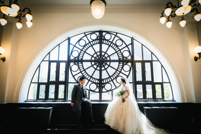 向かい合ってのワンショット