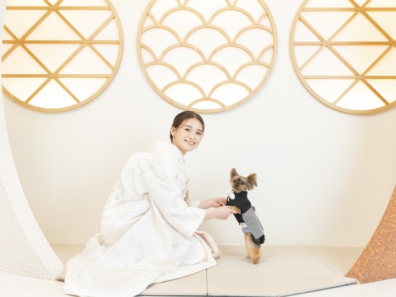 新婦様と一緒に