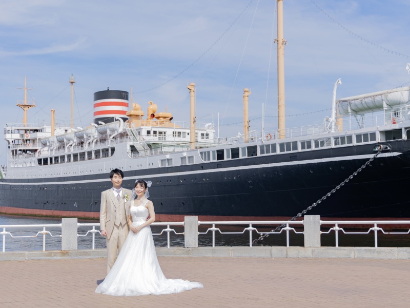 緑だけでなく、横浜らしいお写真も