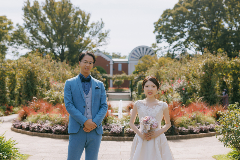 鮮やかなガーデンショット