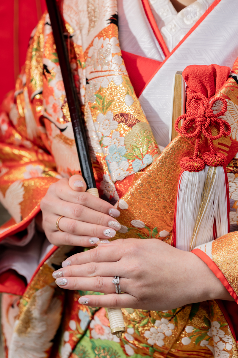 お手元ショットを華やかに