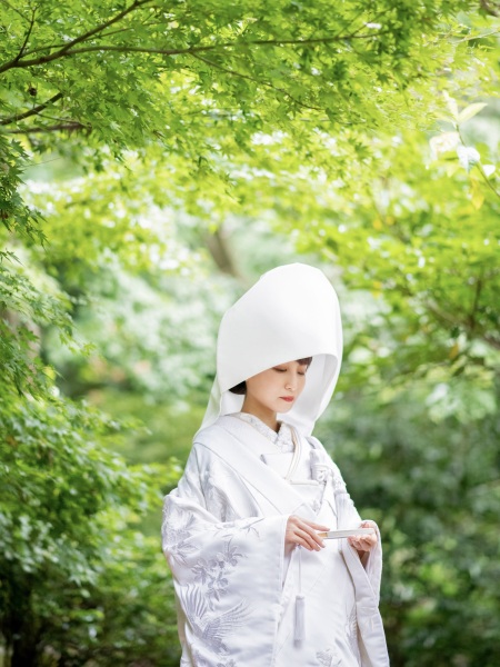 綿帽子での撮影