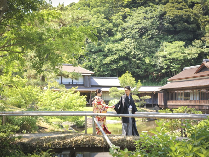 新郎様のエスコート風写真