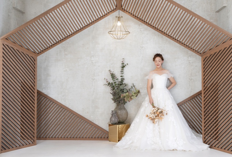 木目の背景でナチュラルな雰囲気に♪