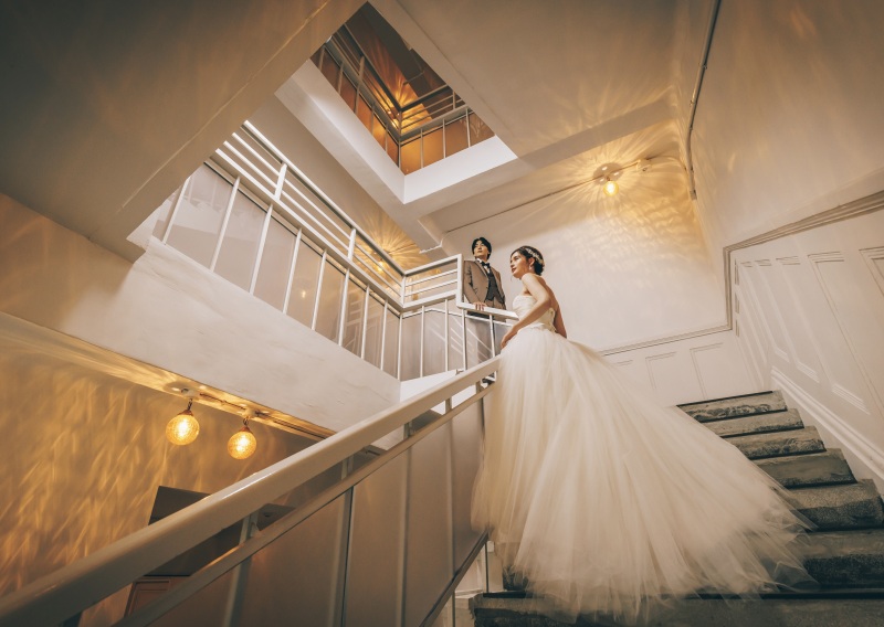 1920年代から残るらせん階段