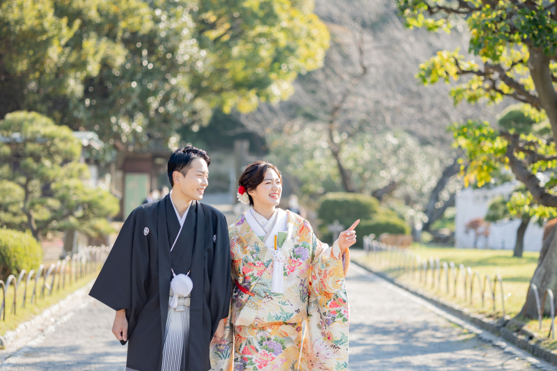 お二人の自然な姿をパシャリ！