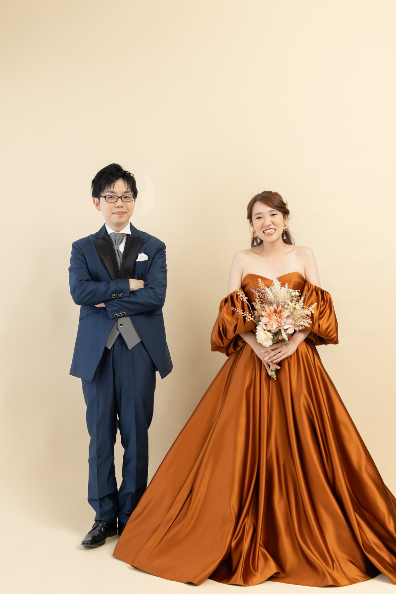 無地の背景でシンプルに…